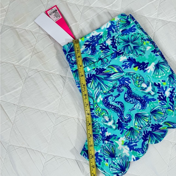 Bundle Lilly Pulitzer Blue and Green Bermuda Shorts Vibrant Patter - Picture 10 of 11